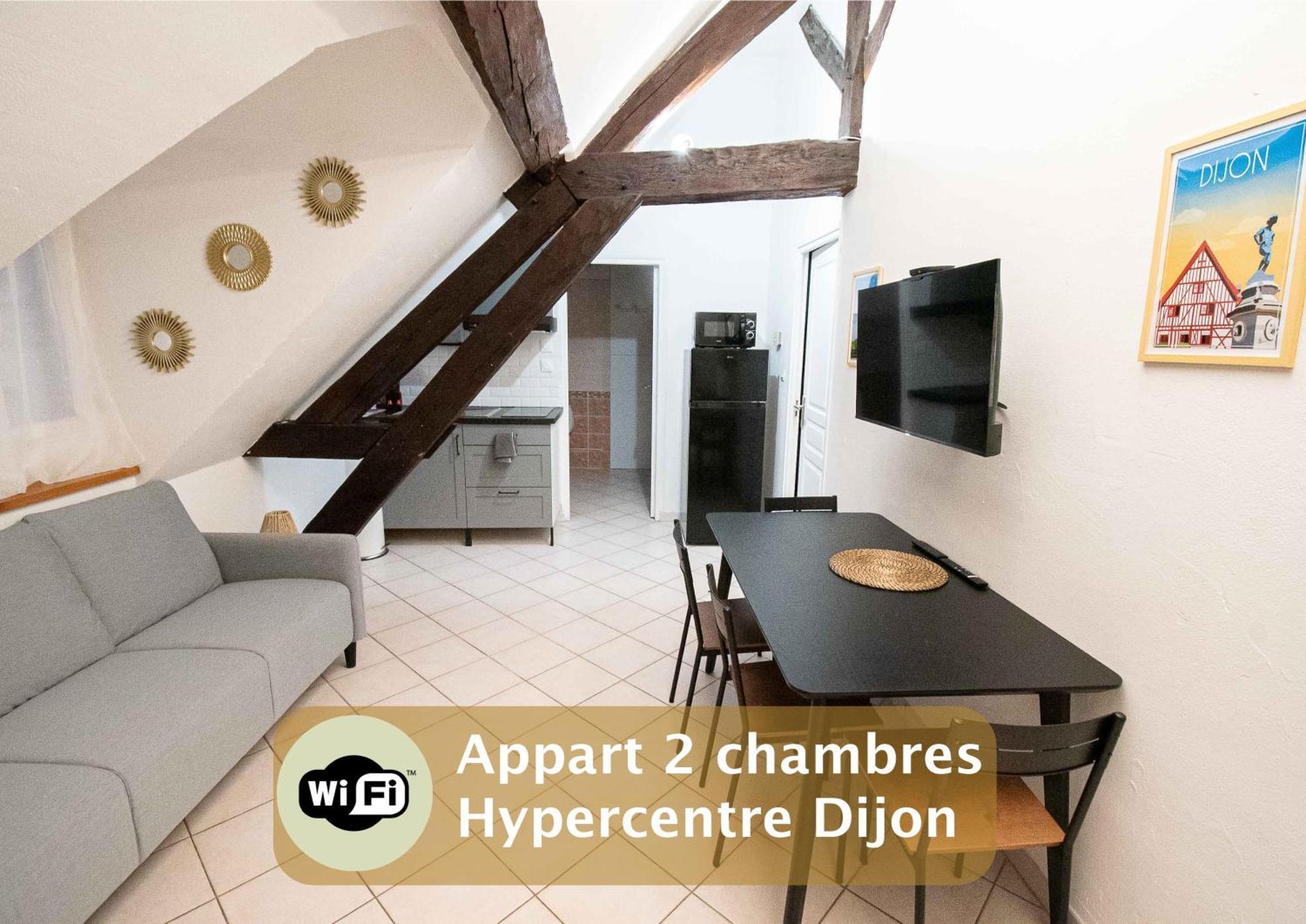 Residence Le Zola Compose De 3 Appartements Distincts En Hyper Centre De Dijon Avec Wifi Екстериор снимка