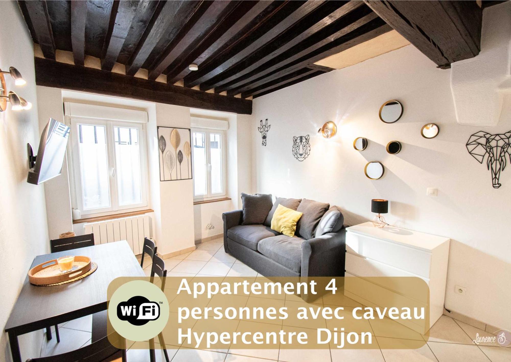 Residence Le Zola Compose De 3 Appartements Distincts En Hyper Centre De Dijon Avec Wifi Екстериор снимка